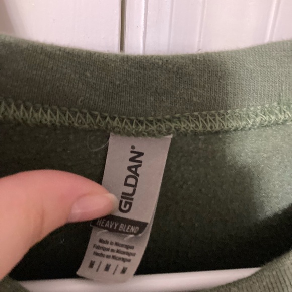 Gildan Forest Green Graphic Sweatshirt - Picture 4 of 5